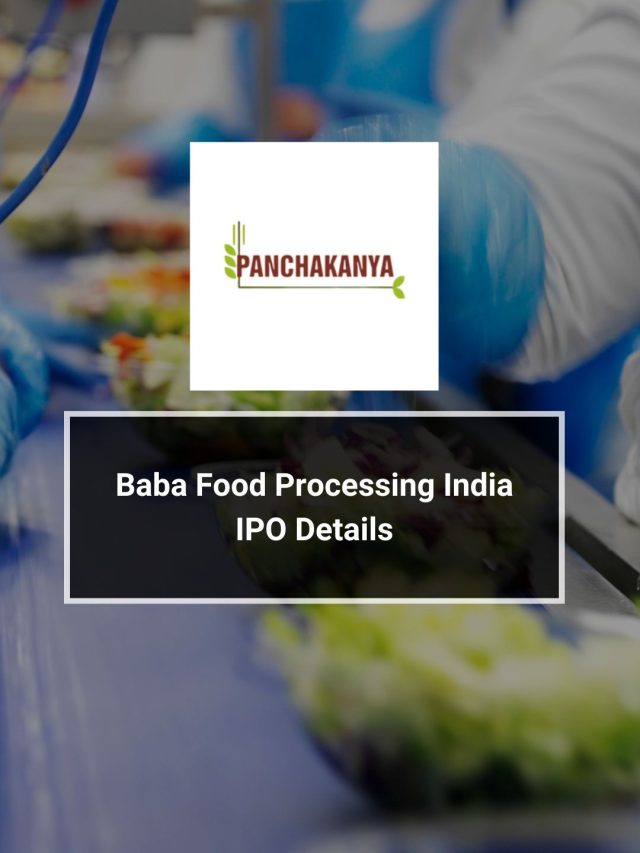 Baba Food Processing India IPO Details