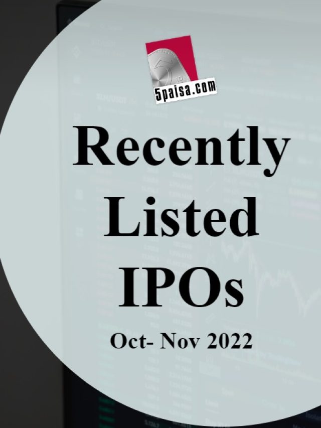 Recently Listed IPO's Oct Nov 2022 5paisa