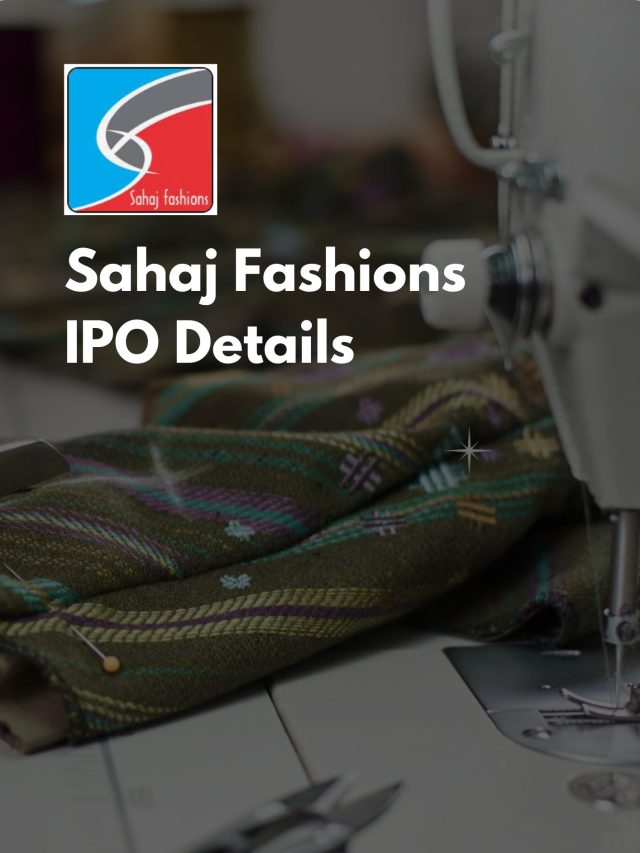 Sahaj Fashions IPO Details