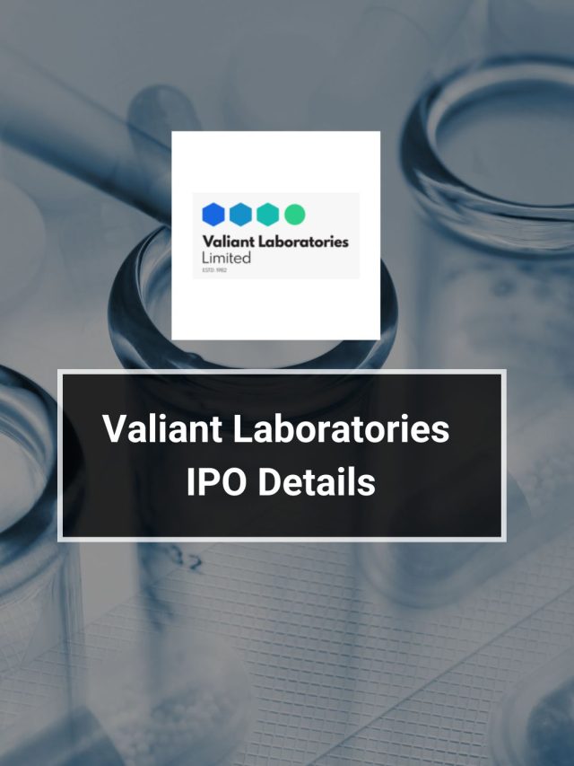 Valiant Laboratories IPO Details